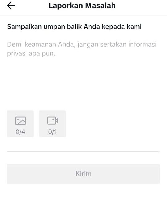 Akhiri dengan menekan tombol Kirim